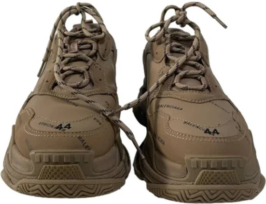 Balenciaga Vintage Pre-owned Plastic sneakers Beige Heren