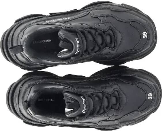 Balenciaga Vintage Pre-owned Plastic sneakers Black Heren