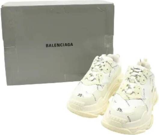 Balenciaga Vintage Pre-owned Plastic sneakers White Dames