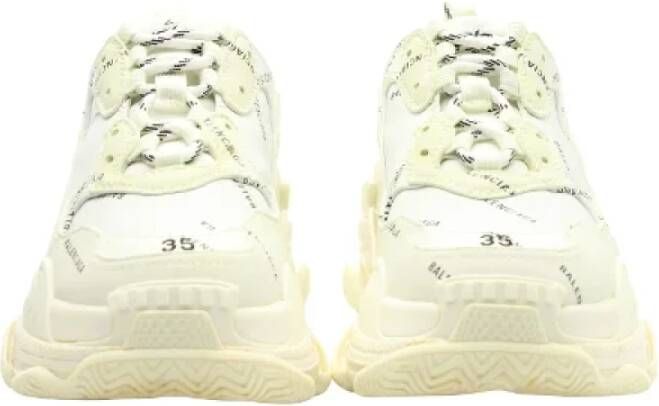 Balenciaga Vintage Pre-owned Plastic sneakers White Dames