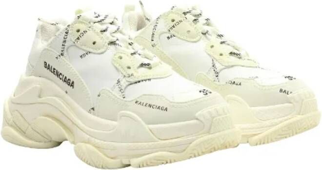 Balenciaga Vintage Pre-owned Plastic sneakers White Dames