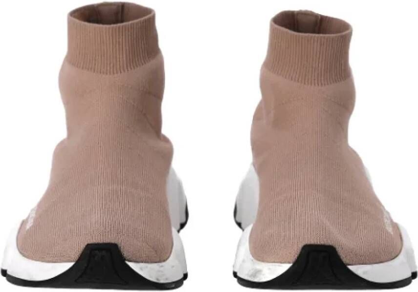 Balenciaga Vintage Pre-owned Polyester sneakers Beige Dames