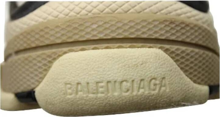 Balenciaga Vintage Pre-owned Polyester sneakers Beige Dames