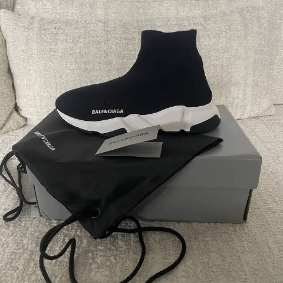 Balenciaga Vintage Pre-owned Polyester sneakers Black Dames