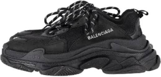 Balenciaga Vintage Pre-owned Polyester sneakers Black Dames