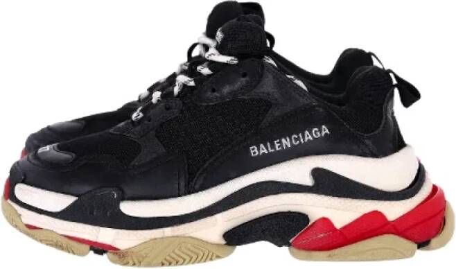 Balenciaga Vintage Pre-owned Polyester sneakers Black Dames