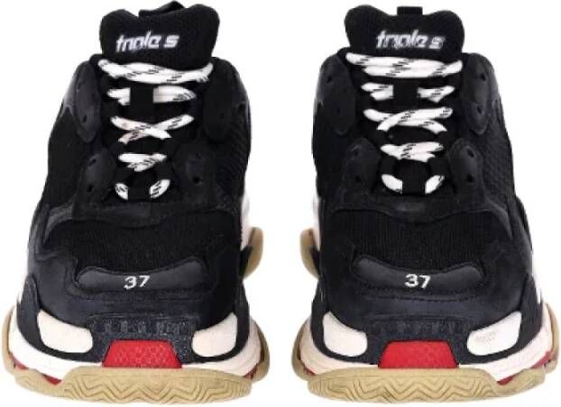 Balenciaga Vintage Pre-owned Polyester sneakers Black Dames