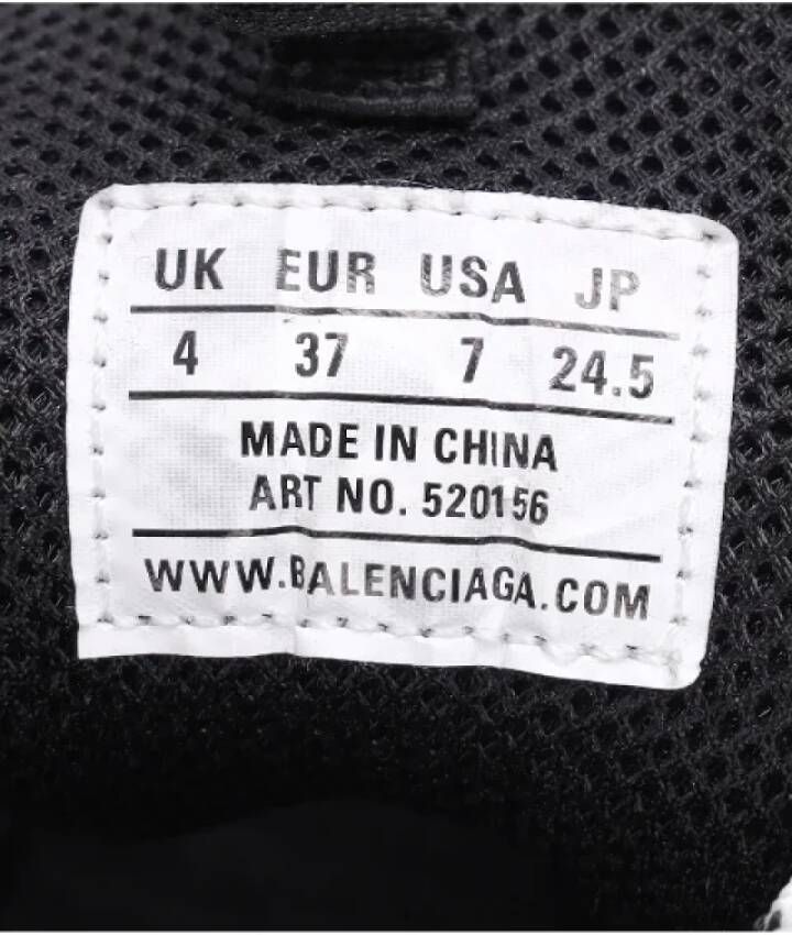 Balenciaga Vintage Pre-owned Polyester sneakers Black Dames