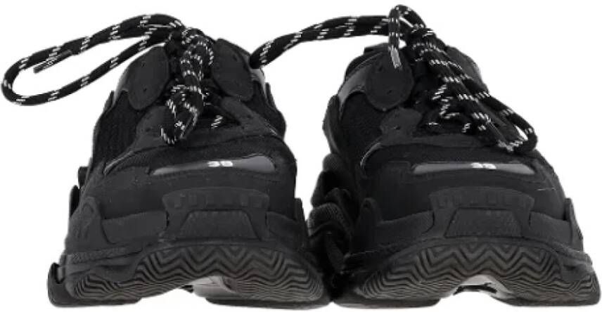 Balenciaga Vintage Pre-owned Polyester sneakers Black Dames