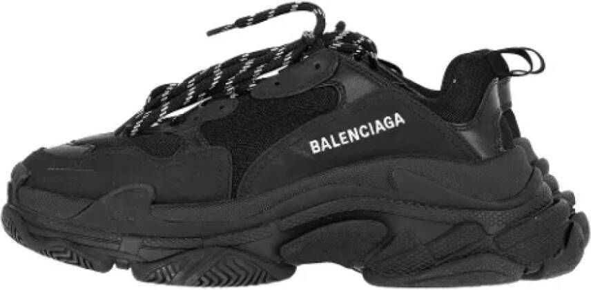 Balenciaga Vintage Pre-owned Polyester sneakers Black Dames
