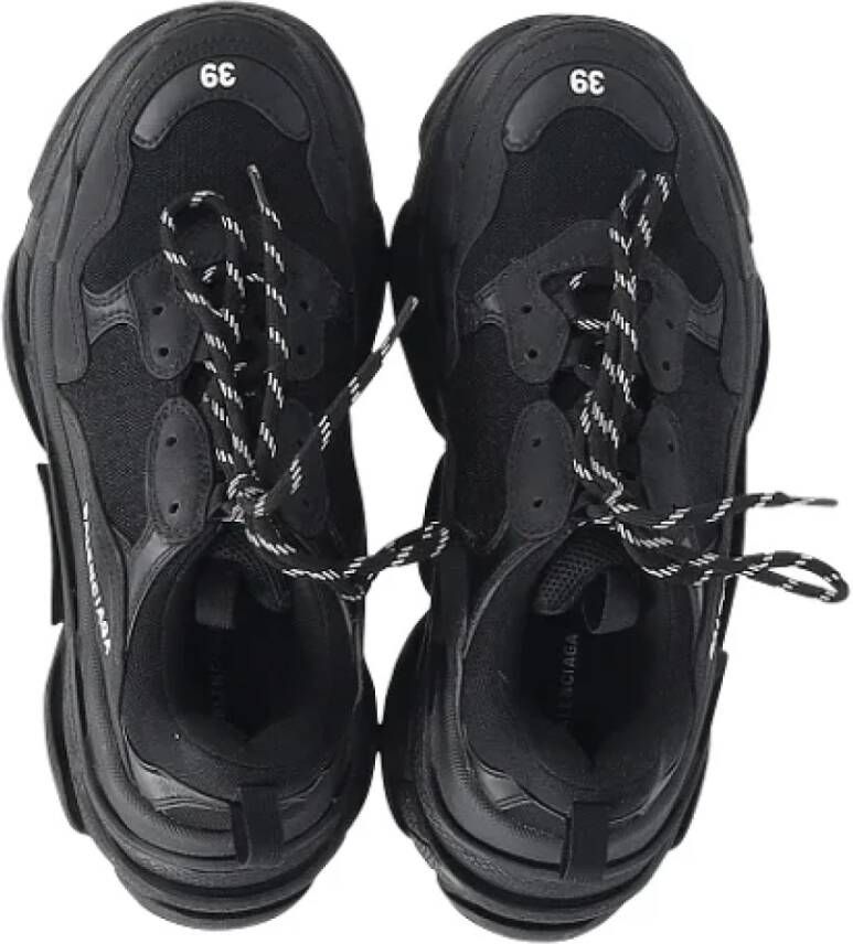 Balenciaga Vintage Pre-owned Polyester sneakers Black Dames