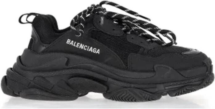 Balenciaga Vintage Pre-owned Polyester sneakers Black Dames