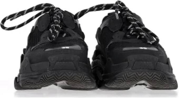 Balenciaga Vintage Pre-owned Polyester sneakers Black Dames