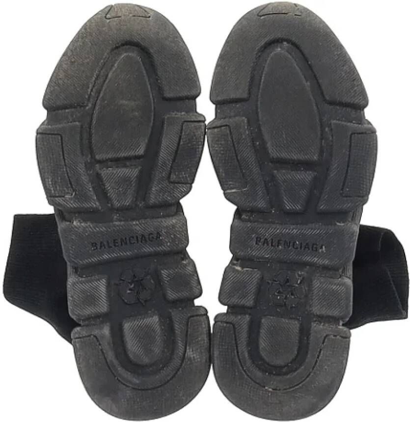 Balenciaga Vintage Pre-owned Polyester sneakers Black Dames