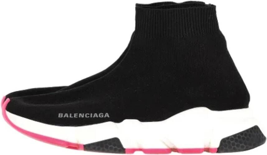 Balenciaga Vintage Pre-owned Polyester sneakers Black Dames