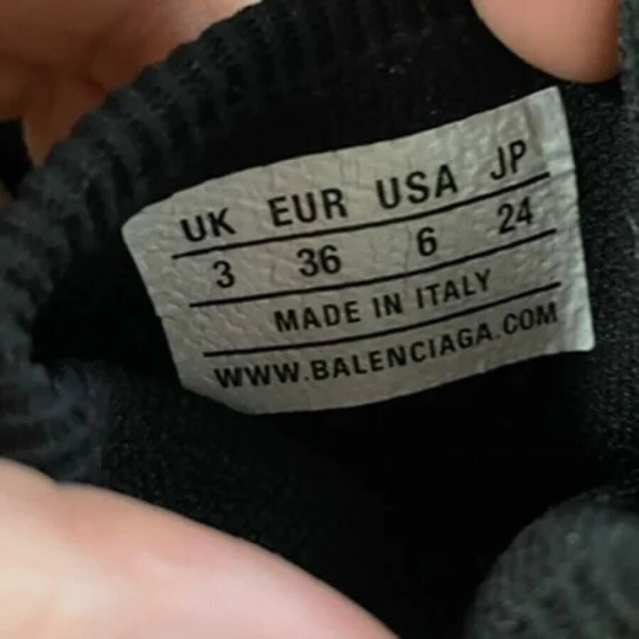 Balenciaga Vintage Pre-owned Polyester sneakers Black Dames