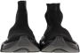 Balenciaga Vintage Pre-owned Polyester sneakers Black Dames - Thumbnail 2