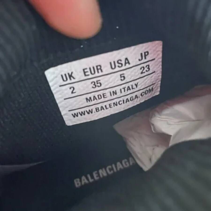 Balenciaga Vintage Pre-owned Polyester sneakers Black Dames