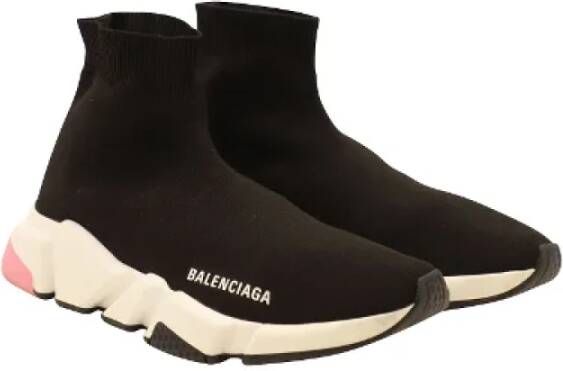 Balenciaga Vintage Pre-owned Polyester sneakers Black Dames