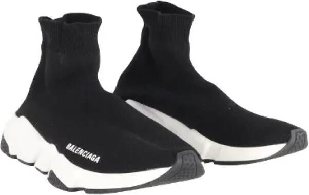 Balenciaga Vintage Pre-owned Polyester sneakers Black Dames