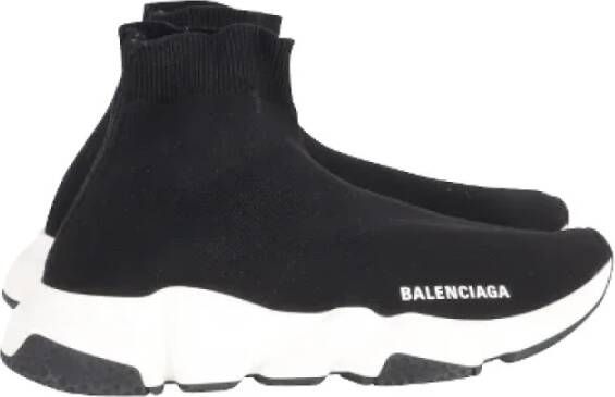 Balenciaga Vintage Pre-owned Polyester sneakers Black Dames