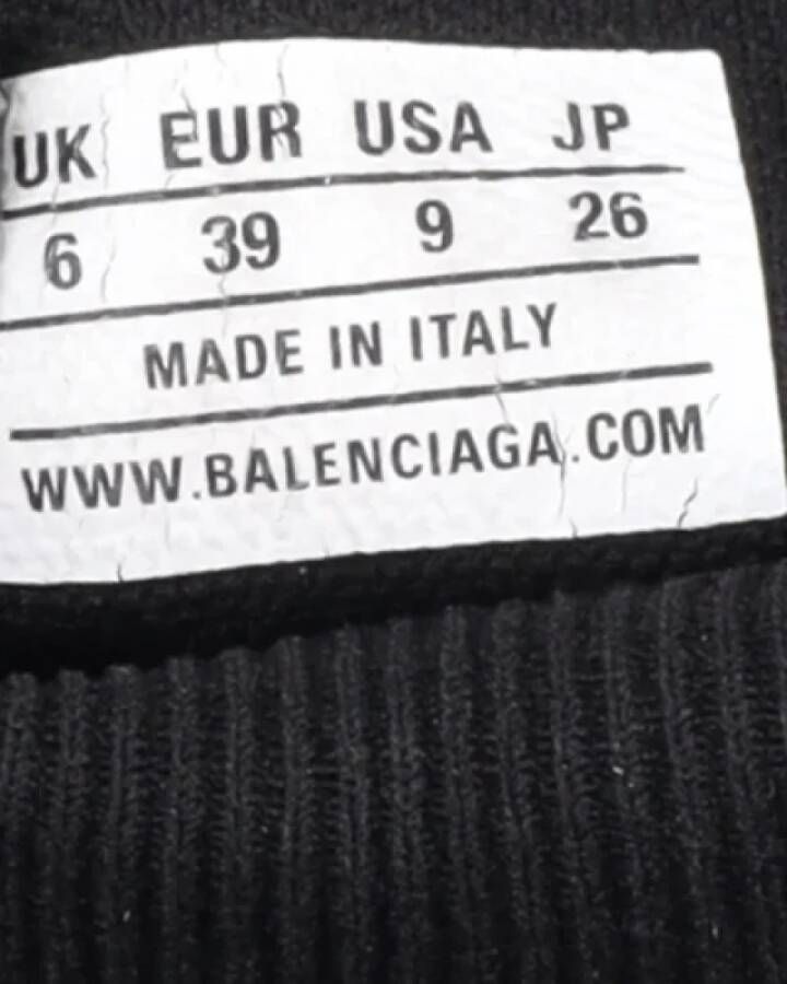 Balenciaga Vintage Pre-owned Polyester sneakers Black Dames
