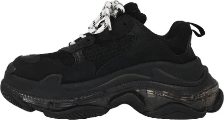 Balenciaga Vintage Pre-owned Polyester sneakers Black Dames
