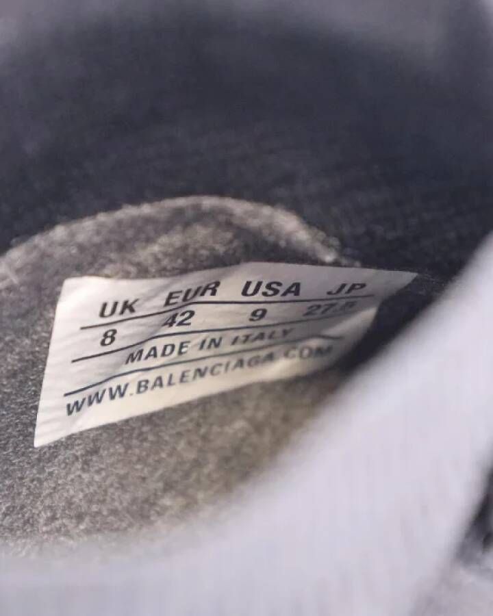 Balenciaga Vintage Pre-owned Polyester sneakers Black Heren