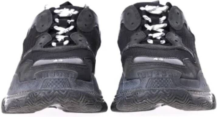 Balenciaga Vintage Pre-owned Polyester sneakers Black Heren