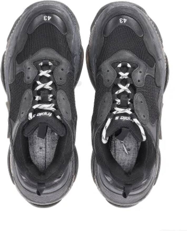 Balenciaga Vintage Pre-owned Polyester sneakers Black Heren