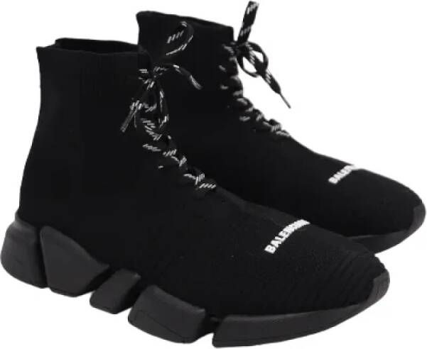Balenciaga Vintage Pre-owned Polyester sneakers Black Heren