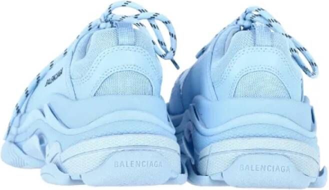 Balenciaga Vintage Pre-owned Polyester sneakers Blue Dames