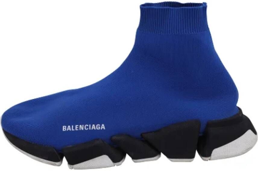 Balenciaga Vintage Pre-owned Polyester sneakers Blue Dames