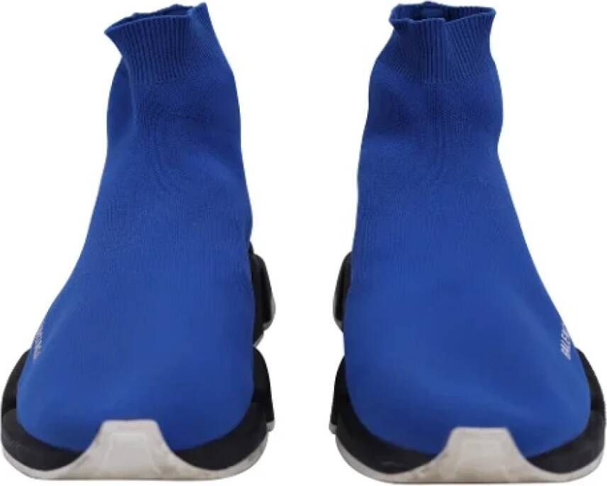 Balenciaga Vintage Pre-owned Polyester sneakers Blue Dames