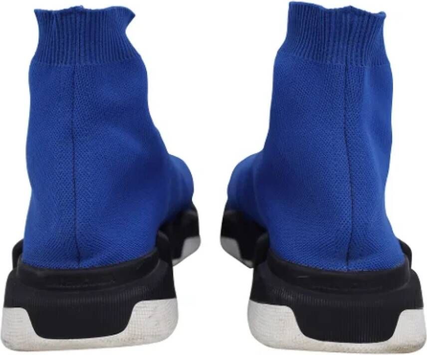 Balenciaga Vintage Pre-owned Polyester sneakers Blue Dames