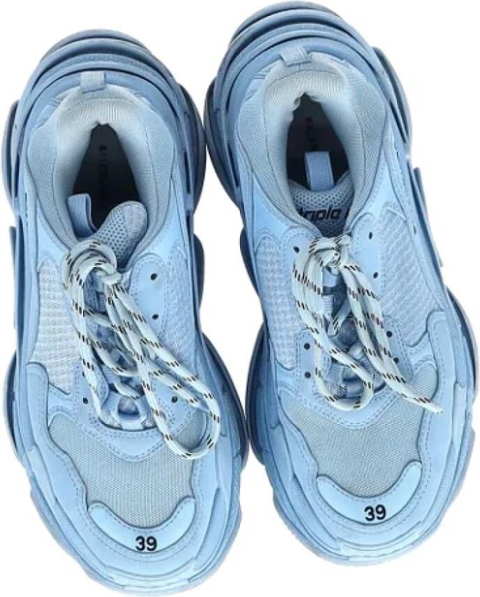 Balenciaga Vintage Pre-owned Polyester sneakers Blue Dames
