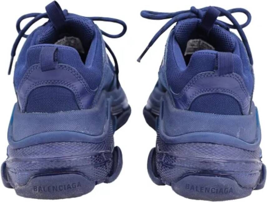 Balenciaga Vintage Pre-owned Polyester sneakers Blue Dames