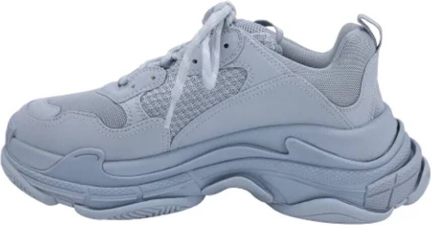 Balenciaga Vintage Pre-owned Polyester sneakers Blue Dames