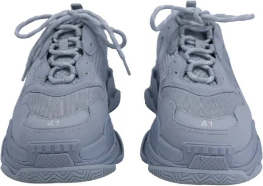 Balenciaga Vintage Pre-owned Polyester sneakers Blue Dames