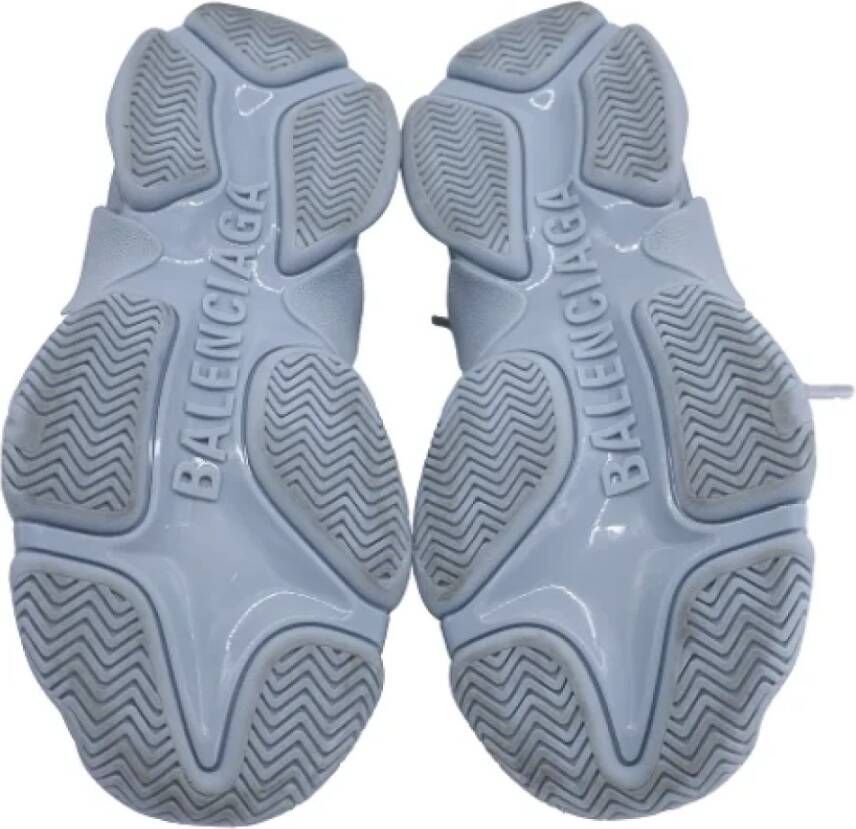 Balenciaga Vintage Pre-owned Polyester sneakers Blue Dames