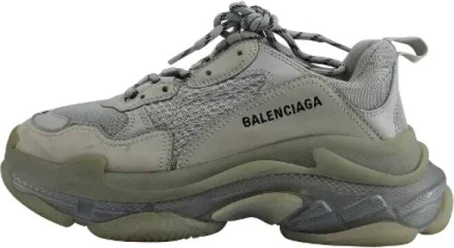 Balenciaga Vintage Pre-owned Polyester sneakers Gray Heren