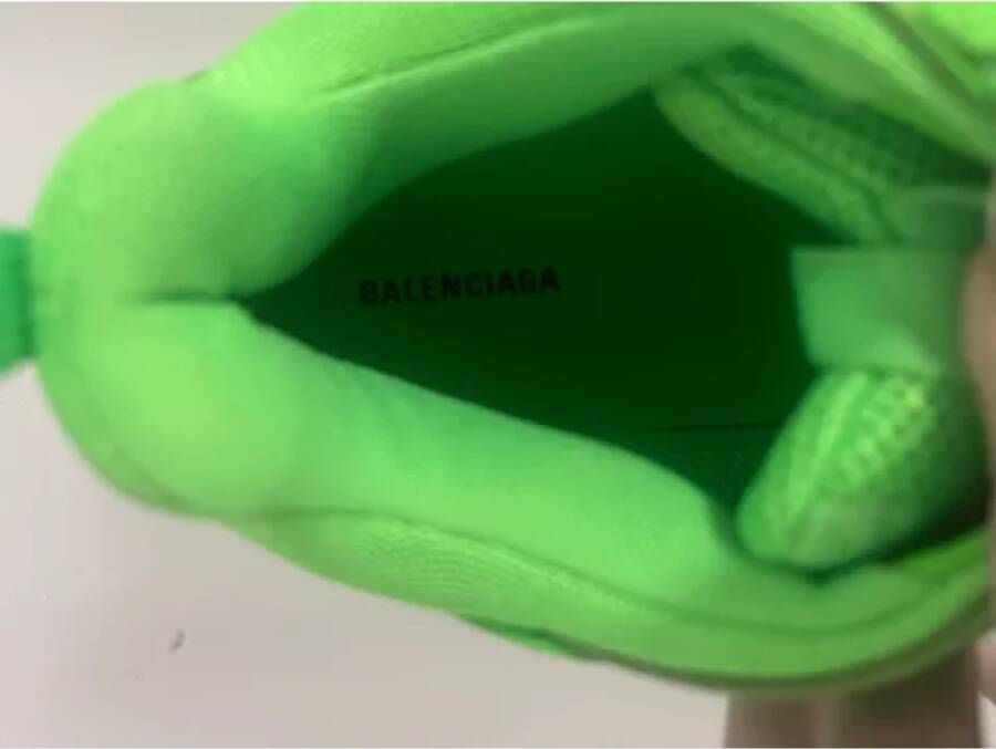 Balenciaga Vintage Pre-owned Polyester sneakers Green Dames