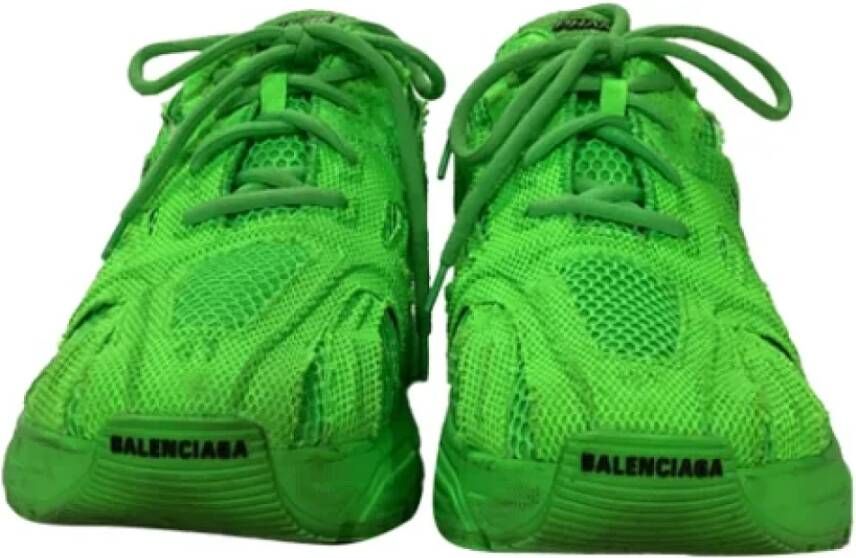 Balenciaga Vintage Pre-owned Polyester sneakers Green Heren