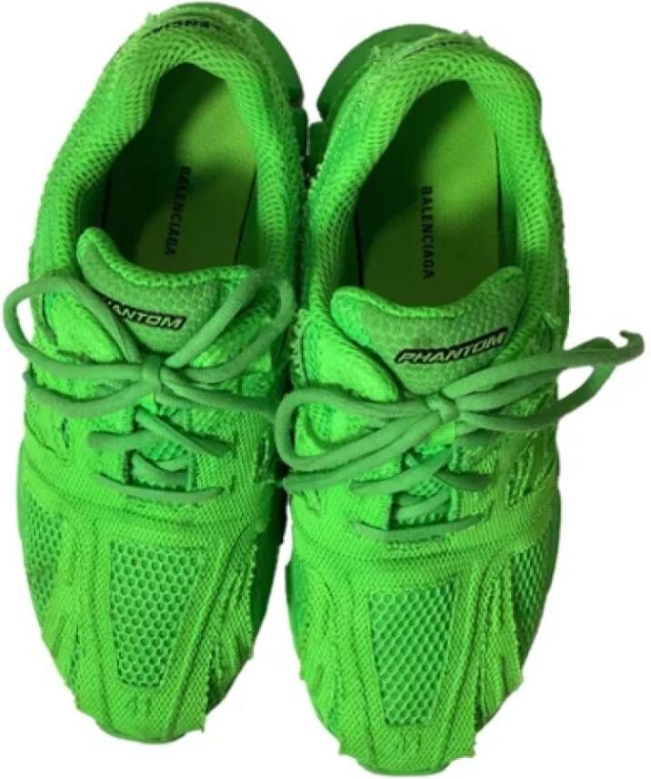 Balenciaga Vintage Pre-owned Polyester sneakers Green Heren