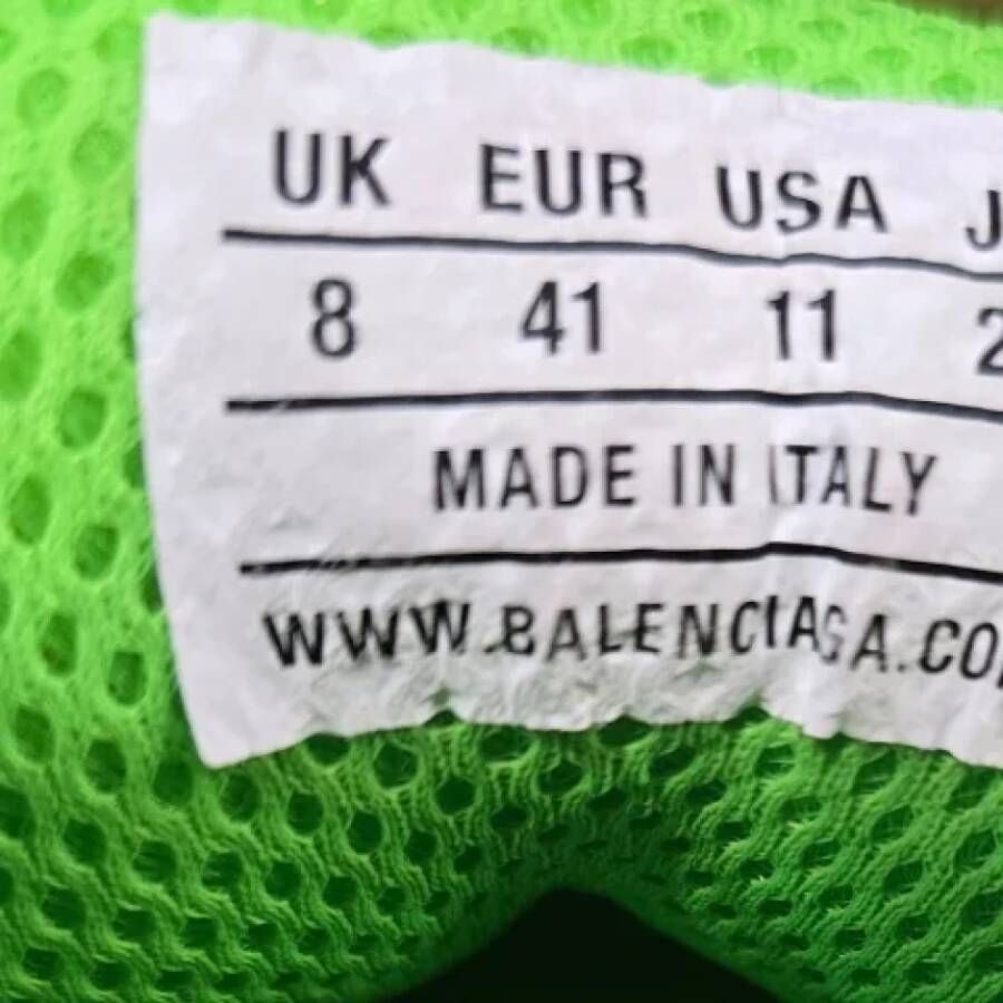 Balenciaga Vintage Pre-owned Polyester sneakers Green Heren
