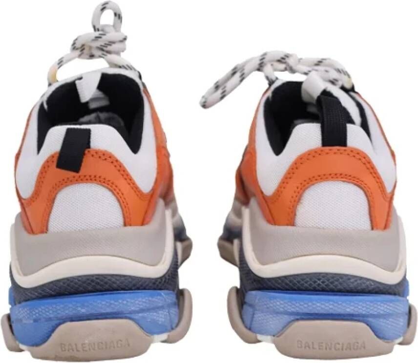 Balenciaga Vintage Pre-owned Polyester sneakers Orange Heren