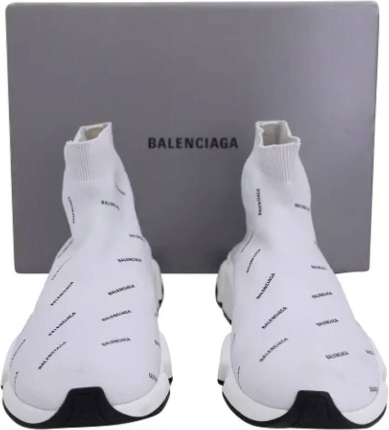Balenciaga Vintage Pre-owned Polyester sneakers White Dames