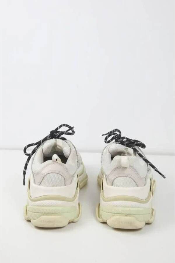 Balenciaga Vintage Pre-owned Polyester sneakers White Dames
