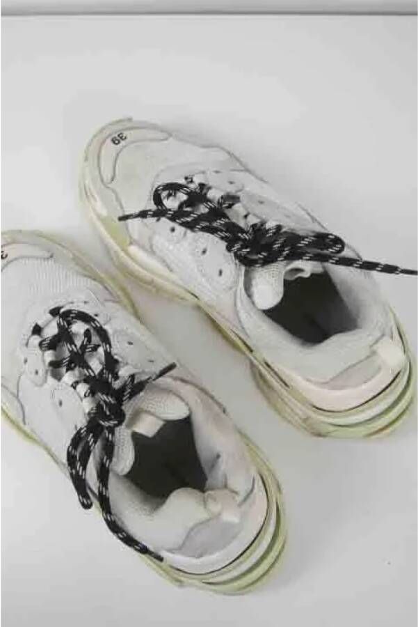Balenciaga Vintage Pre-owned Polyester sneakers White Dames