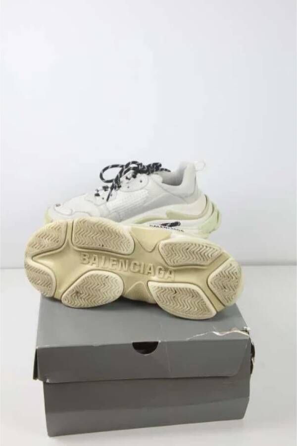 Balenciaga Vintage Pre-owned Polyester sneakers White Dames